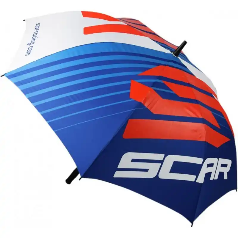 SCAR RACING PARASOLKA ROZMIAR 130CM KOLOR NIEBIESKI/BIAŁY/CZERWONY Dostępne od ręki
