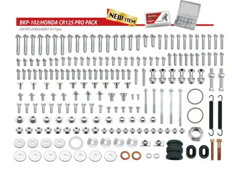 ACCEL KOMPLET ŚRUB PRO PACK FACTORY 2T (DUŻY) HONDA CR 125 ‘00-‘07 Wybór klientów